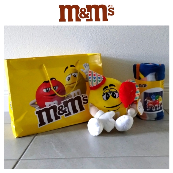 M&M'S Bedding Mms Plush Blanket Poshmark